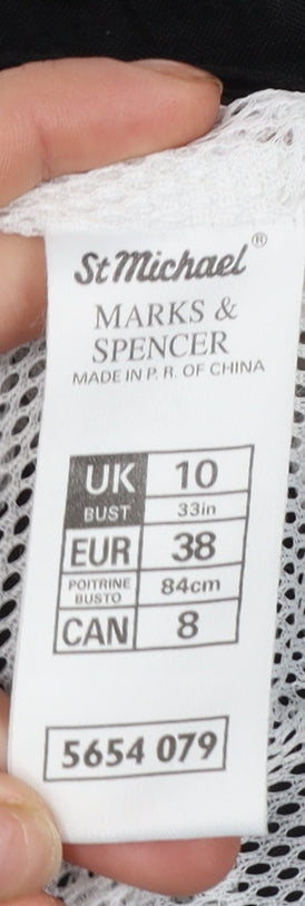 Womens UK Size 10 Marks and Spencer Black Basic Jacket