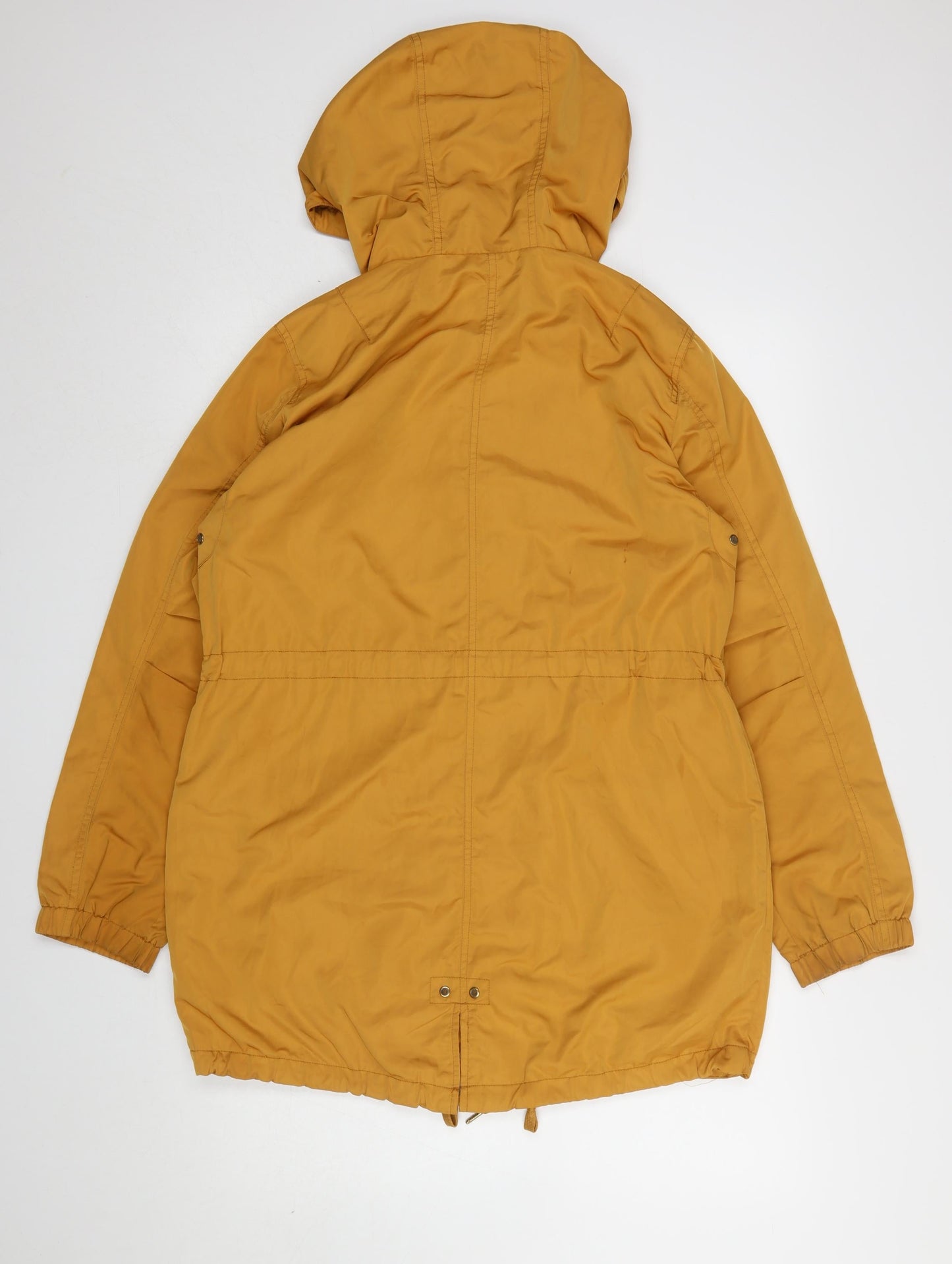Womens UK Size S FOREVER 21 Yellow Parka Coat