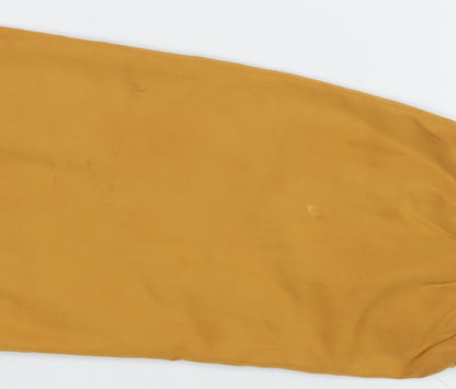 Womens UK Size S FOREVER 21 Yellow Parka Coat