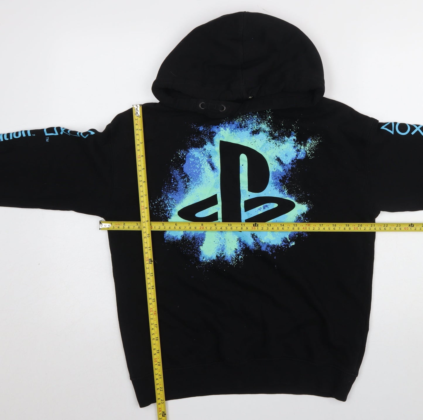 Boys UK Size 14 Years H&M Black Pullover Hoodie