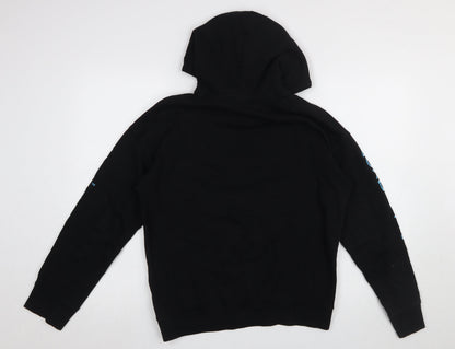Boys UK Size 14 Years H&M Black Pullover Hoodie
