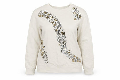 Womens UK Size S Marks and Spencer Ivory Pullover Sweatshirt
