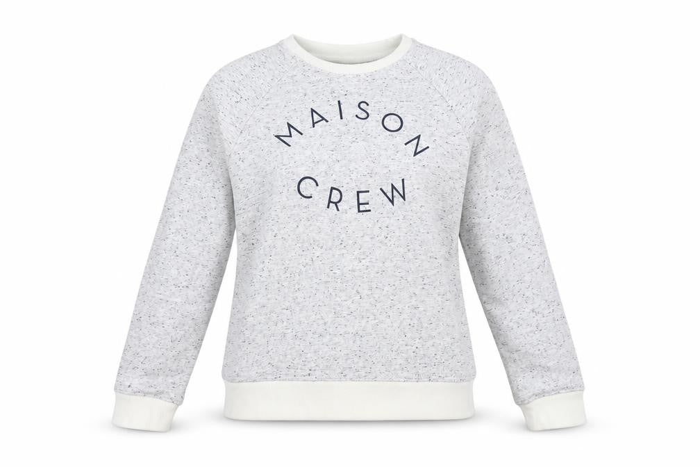 Womens UK Size M Crew Clothing Company Grey Pullover Sweatshirt