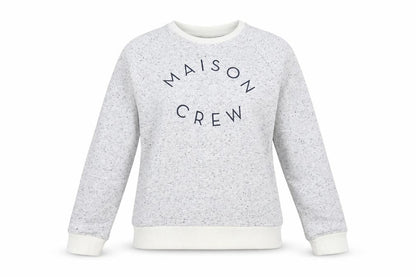 Womens UK Size M Crew Clothing Company Grey Pullover Sweatshirt