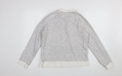 Womens UK Size M Crew Clothing Company Grey Pullover Sweatshirt