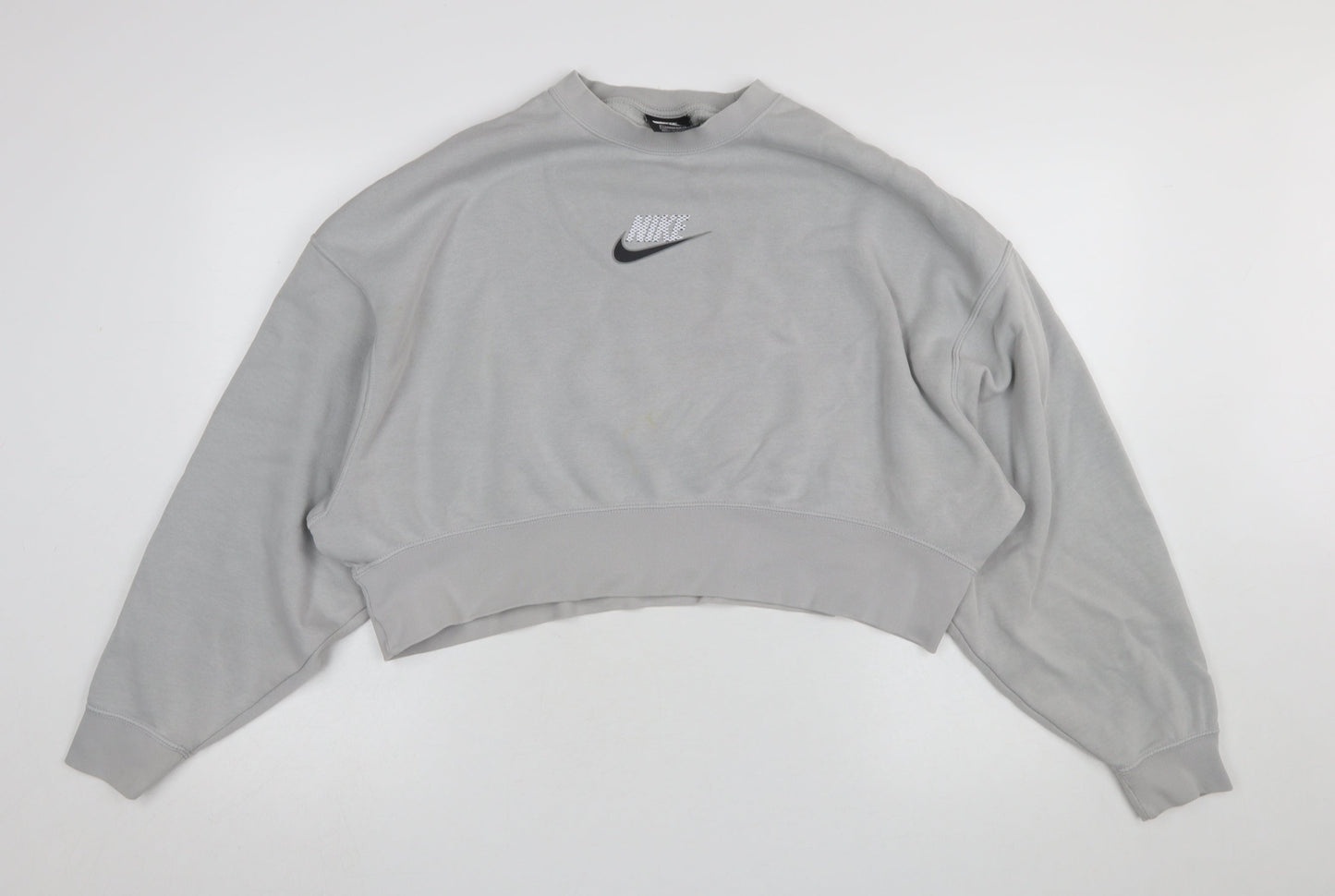 Womens UK Size XS Nike Grey Pullover Sweatshirt