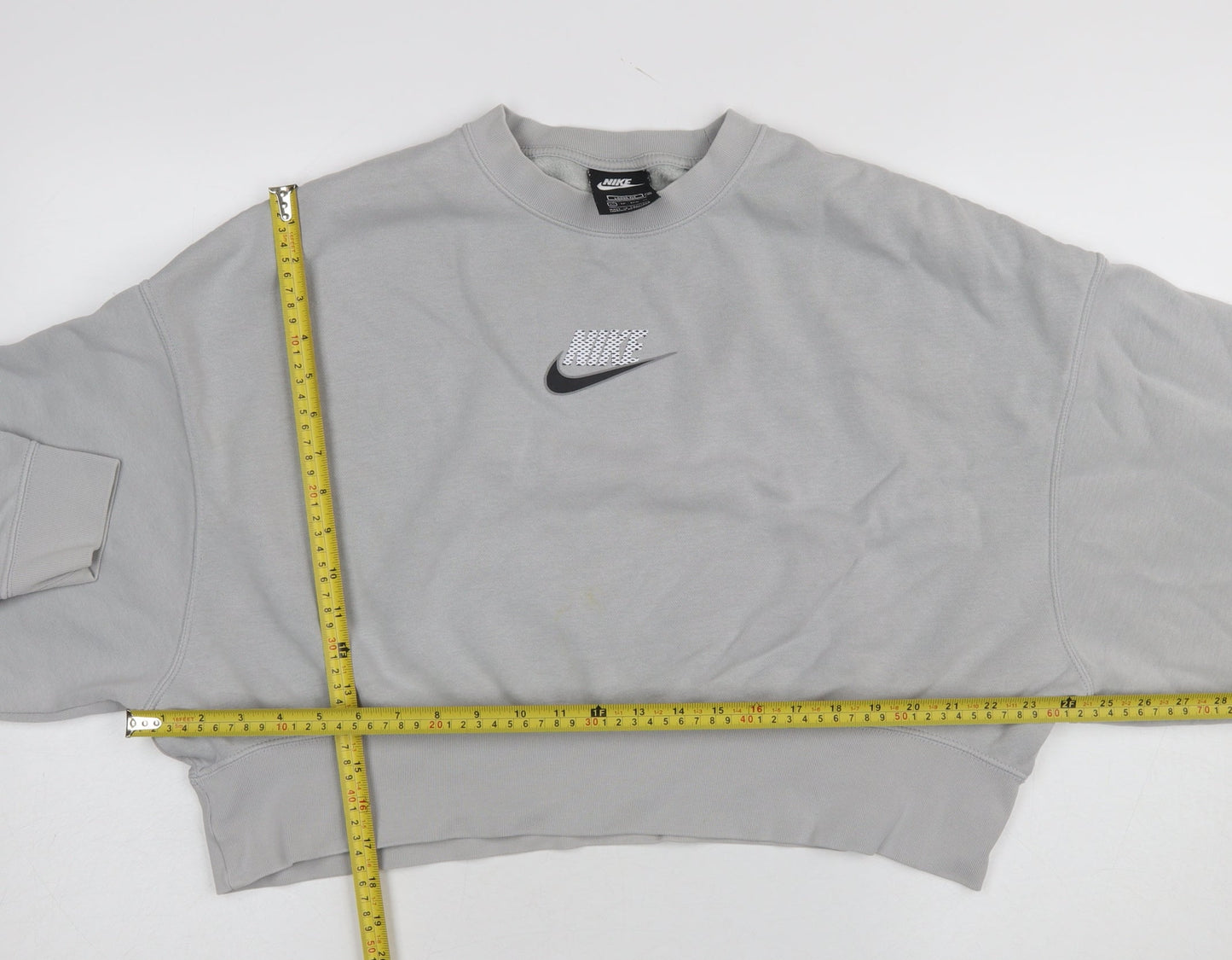 Womens UK Size XS Nike Grey Pullover Sweatshirt
