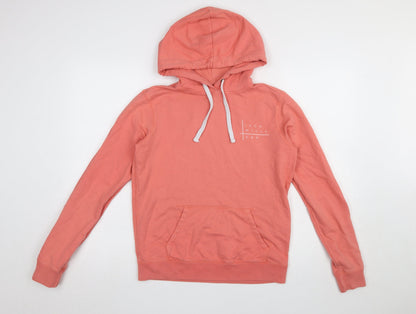 Womens UK Size 10 Jack Wills Pink Pullover Hoodie