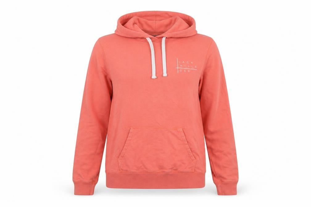 Womens UK Size 10 Jack Wills Pink Pullover Hoodie