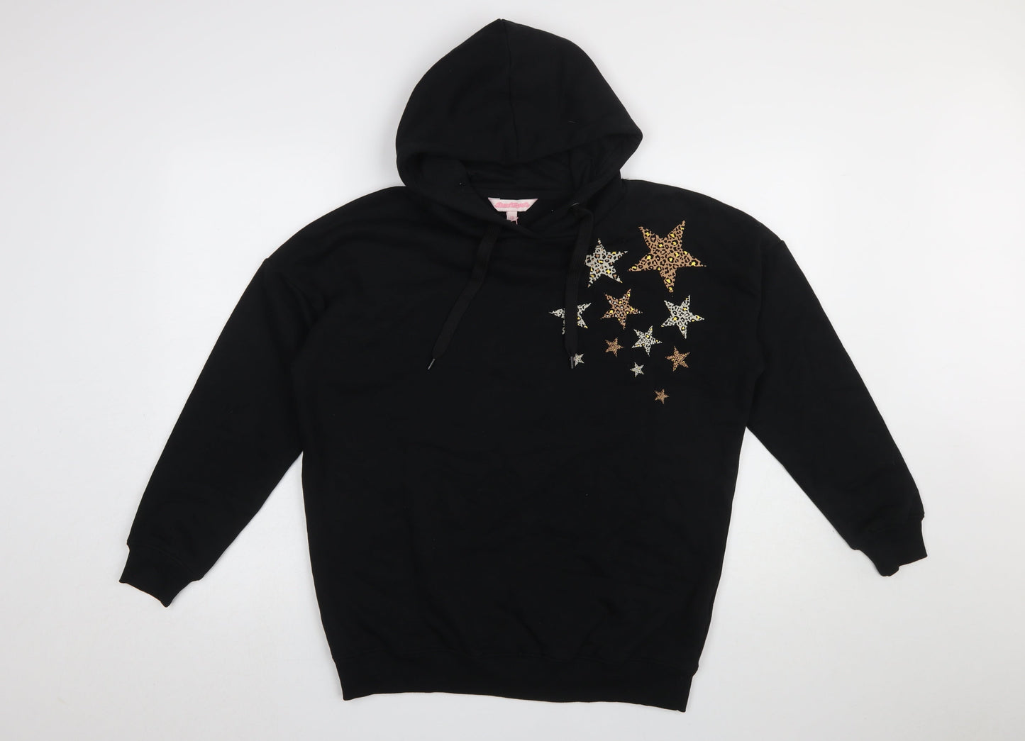 Womens UK Size 10 Board Angels Black Pullover Hoodie