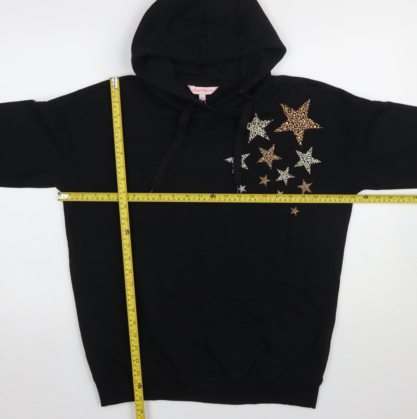 Womens UK Size 10 Board Angels Black Pullover Hoodie