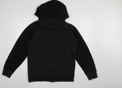 Womens UK Size M Harry Potter Black Full Zip Hoodie