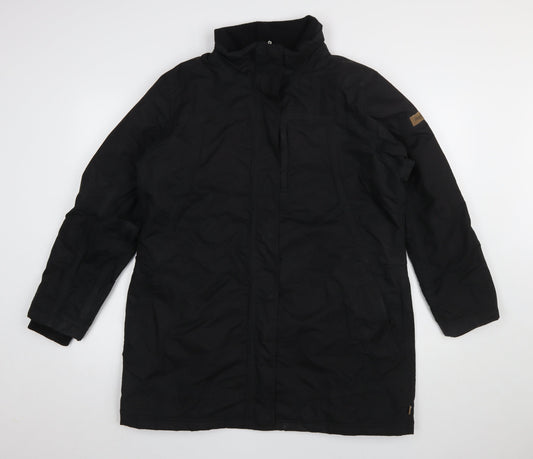 Womens UK Size 16 Regatta Black Parka Coat
