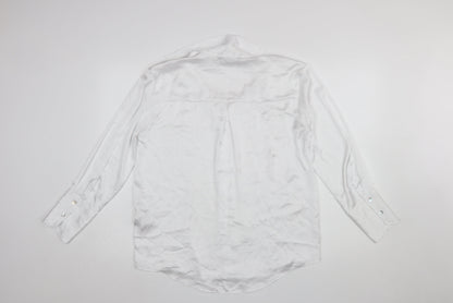 Womens UK Size S Zara White Basic Blouse