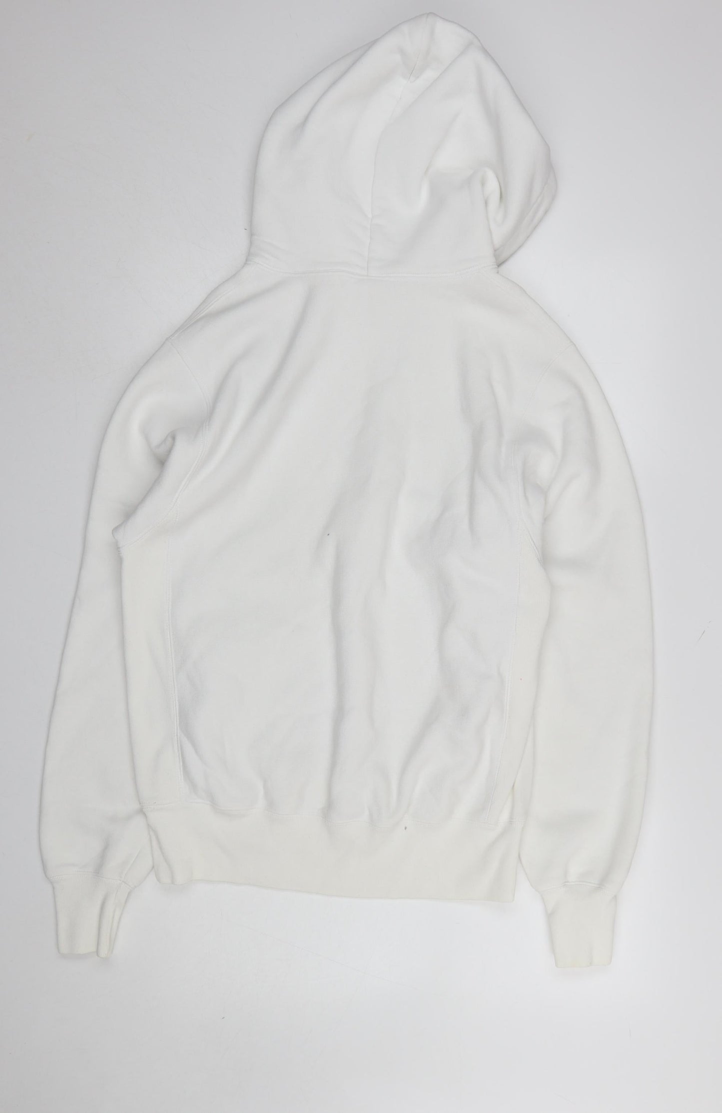 Womens UK Size S Champion White Pullover Hoodie