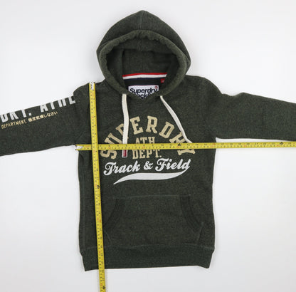 Womens UK Size 8 Superdry Green Pullover Hoodie