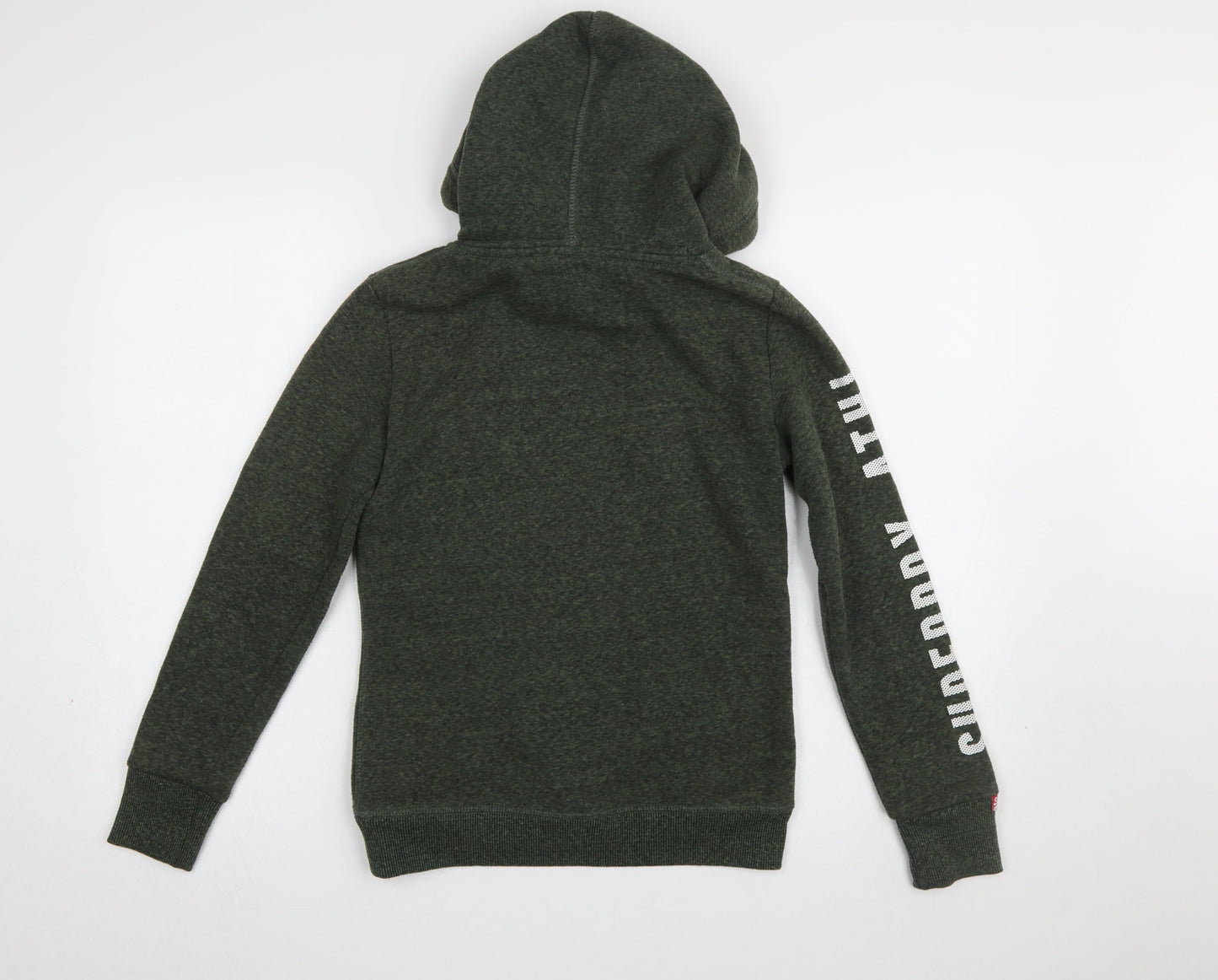 Womens UK Size 8 Superdry Green Pullover Hoodie
