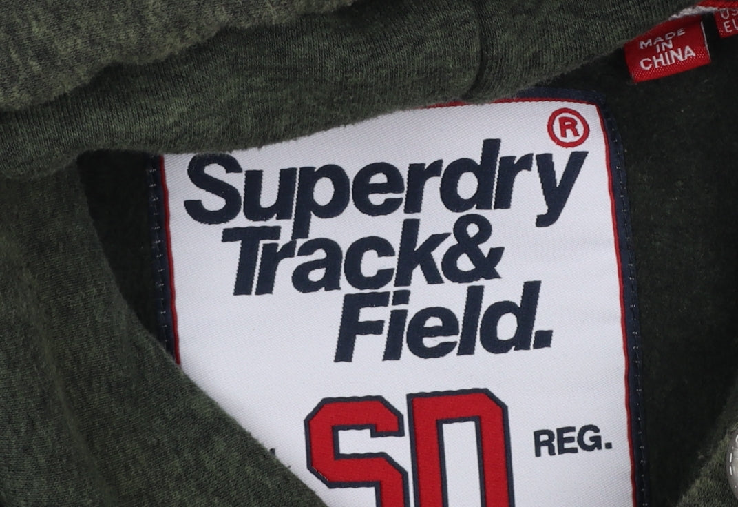 Womens UK Size 8 Superdry Green Pullover Hoodie