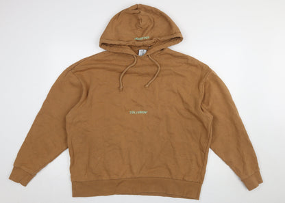 Womens UK Size 8 COLLUSION Brown Pullover Hoodie