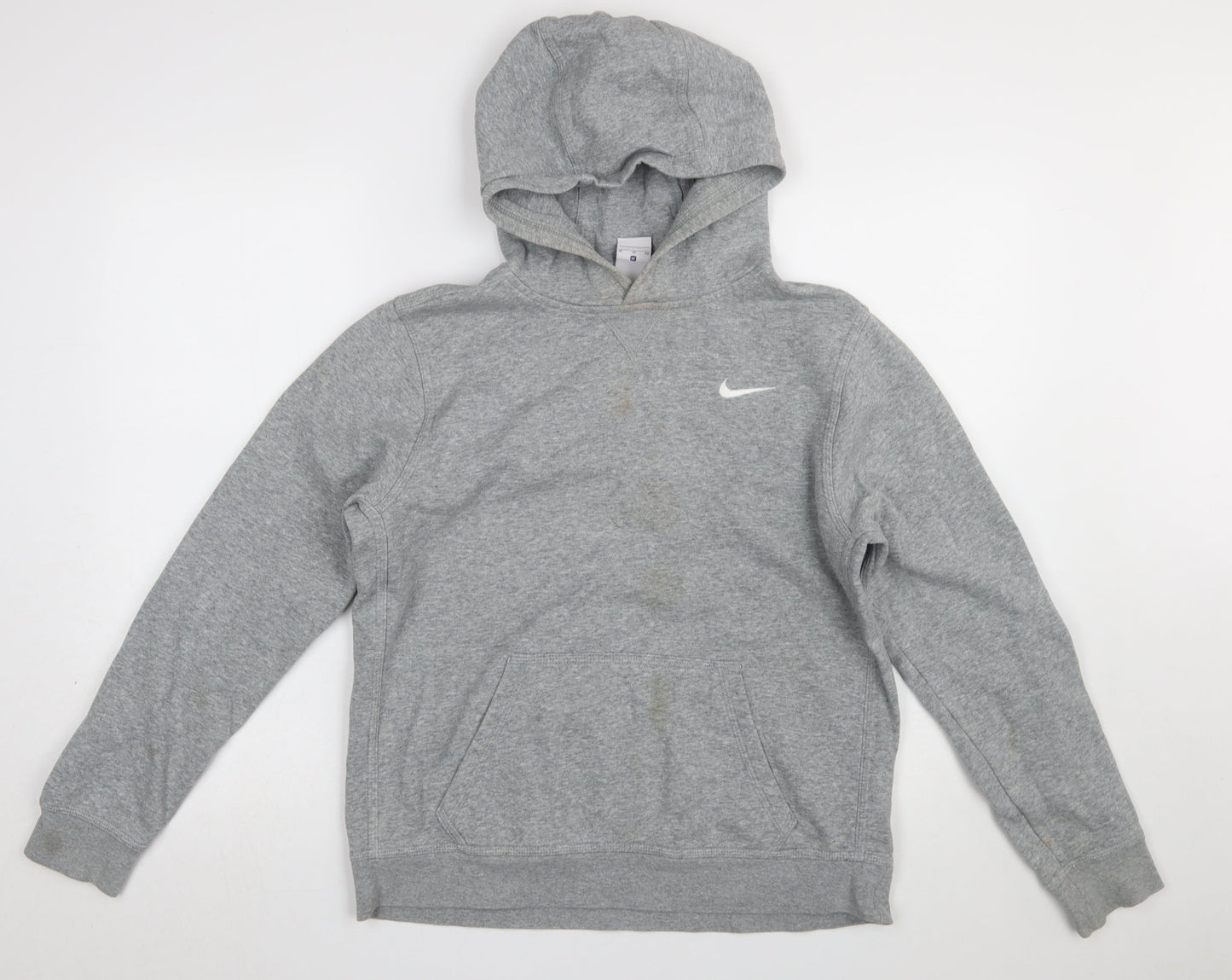 Boys UK Size 13-15 Years Nike Grey Pullover Hoodie