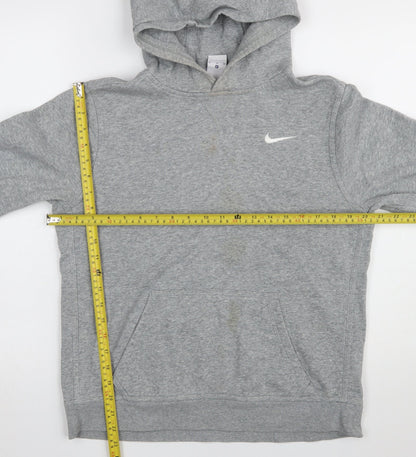 Boys UK Size 13-15 Years Nike Grey Pullover Hoodie