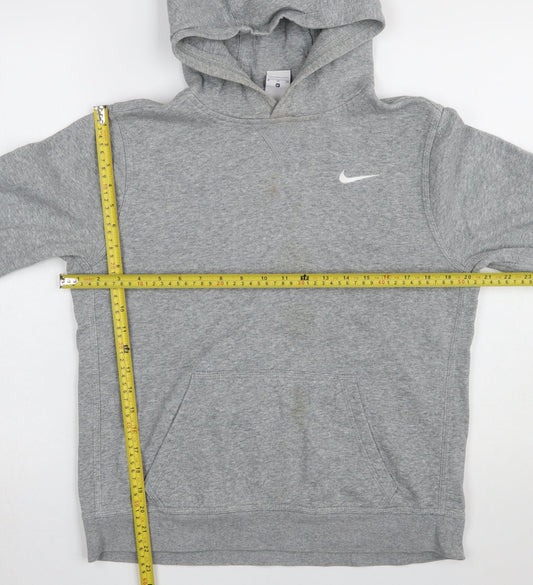 Boys UK Size 13-15 Years Nike Grey Pullover Hoodie