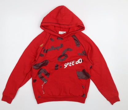 Boys UK Size 10-12 Years Speedo Red Pullover Hoodie