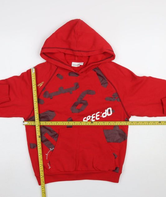 Boys UK Size 10-12 Years Speedo Red Pullover Hoodie