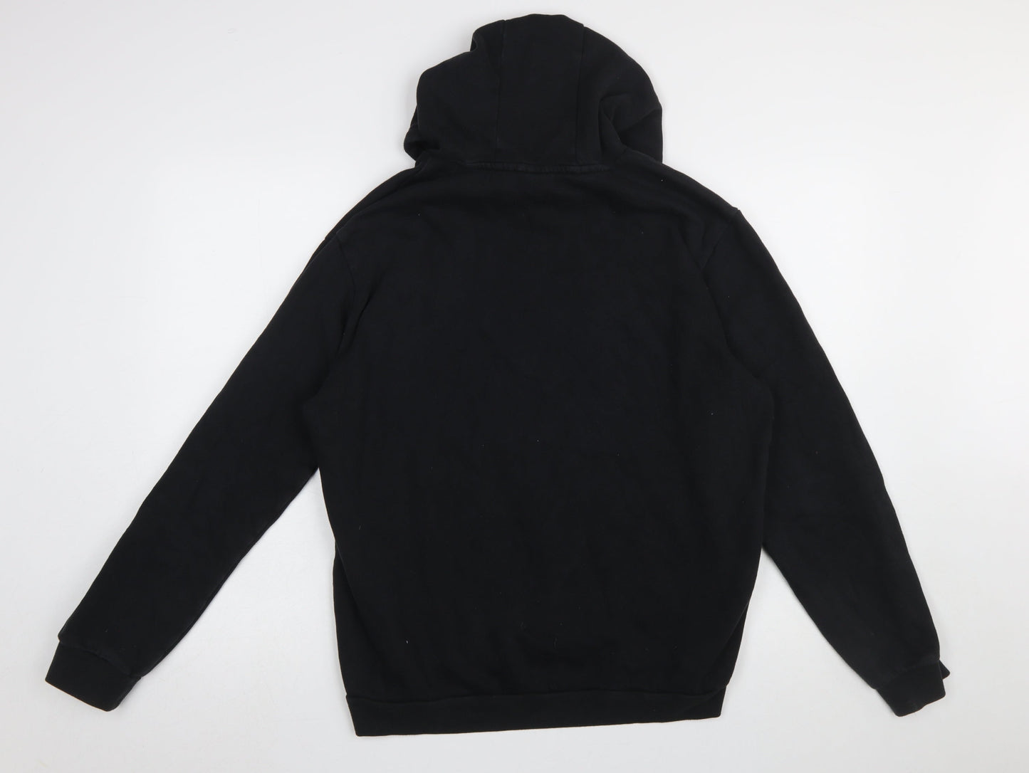 Mens UK Size L adidas Black Pullover Hoodie