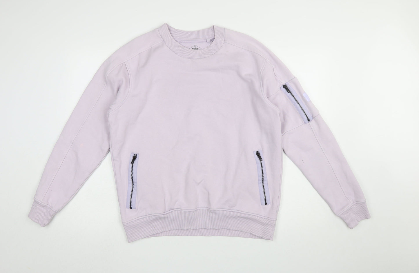 Mens UK Size M NEXT Purple Pullover Sweatshirt