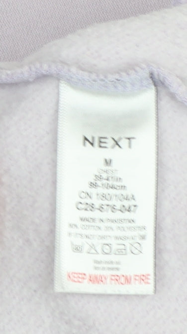 Mens UK Size M NEXT Purple Pullover Sweatshirt