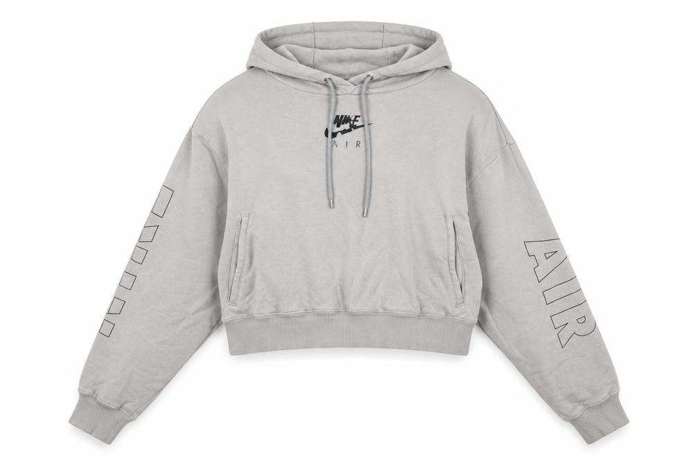 Womens UK Size S Nike Grey Pullover Hoodie