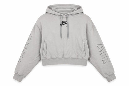Womens UK Size S Nike Grey Pullover Hoodie