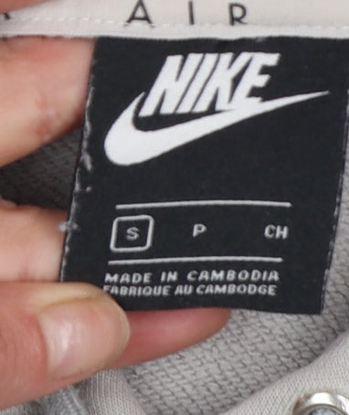 Womens UK Size S Nike Grey Pullover Hoodie