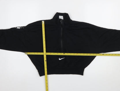 Womens UK Size S Nike Black Pullover Sweatshirt