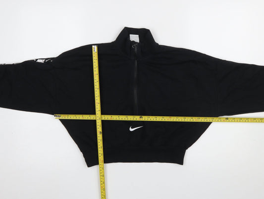 Womens UK Size S Nike Black Pullover Sweatshirt