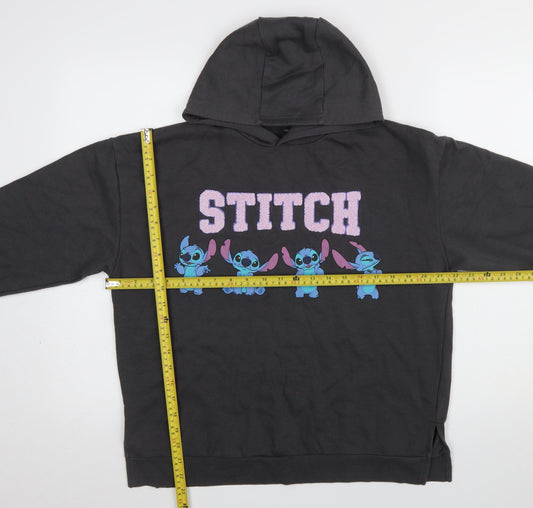 Girls UK Size 12-13 Years Primark Black Pullover Hoodie