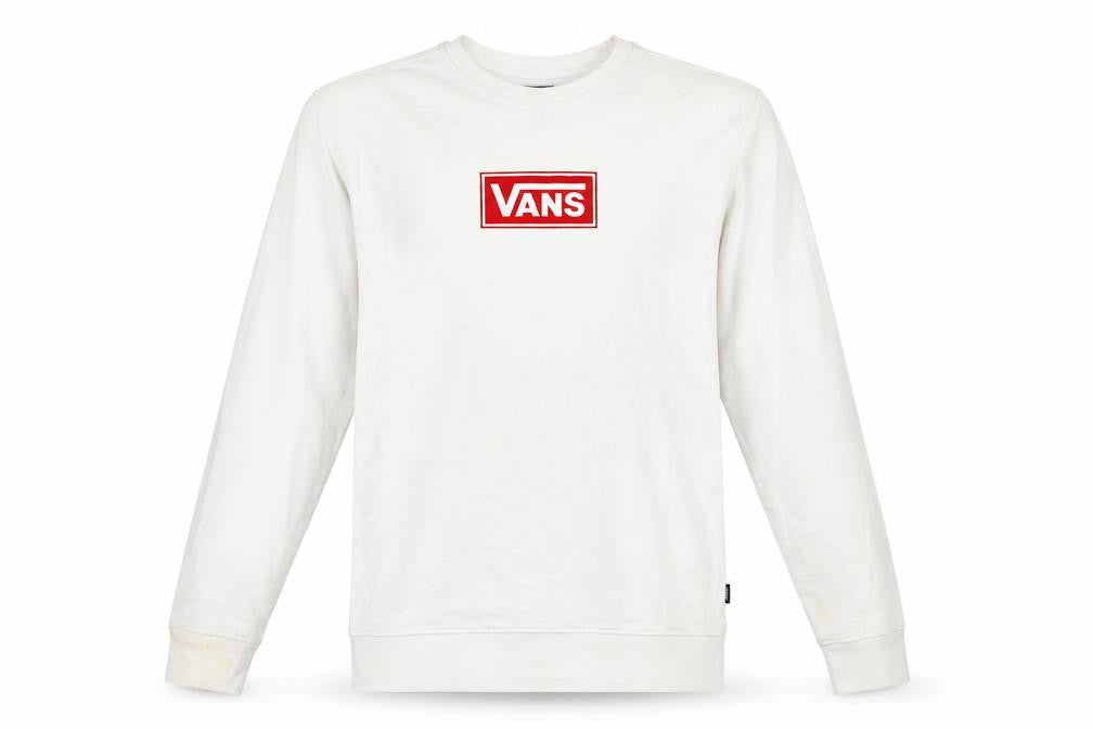 Mens UK Size S VANS White Pullover Sweatshirt