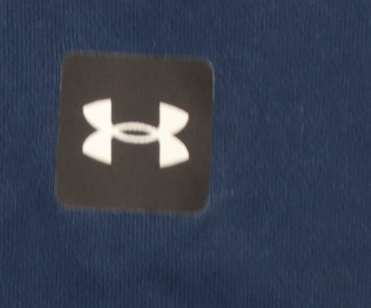 Mens UK Size M Under armour Blue Full Zip Hoodie