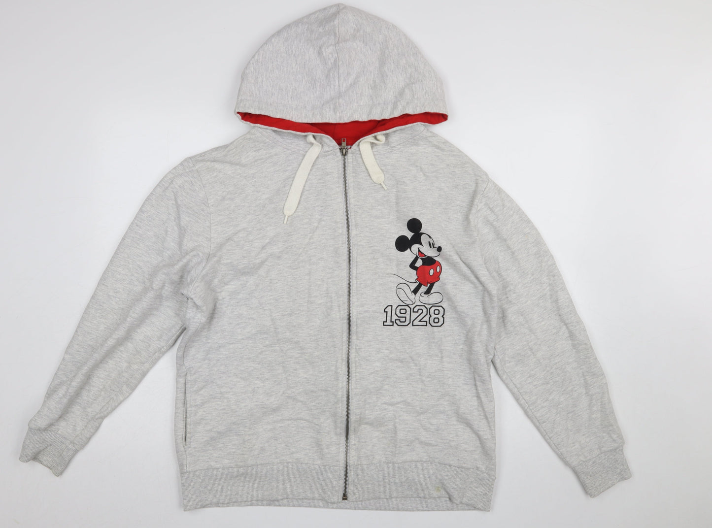 Womens UK Size 16 Atmosphere Grey Full Zip Hoodie