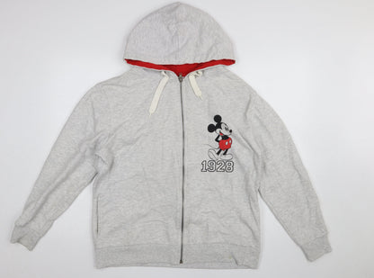 Womens UK Size 16 Atmosphere Grey Full Zip Hoodie