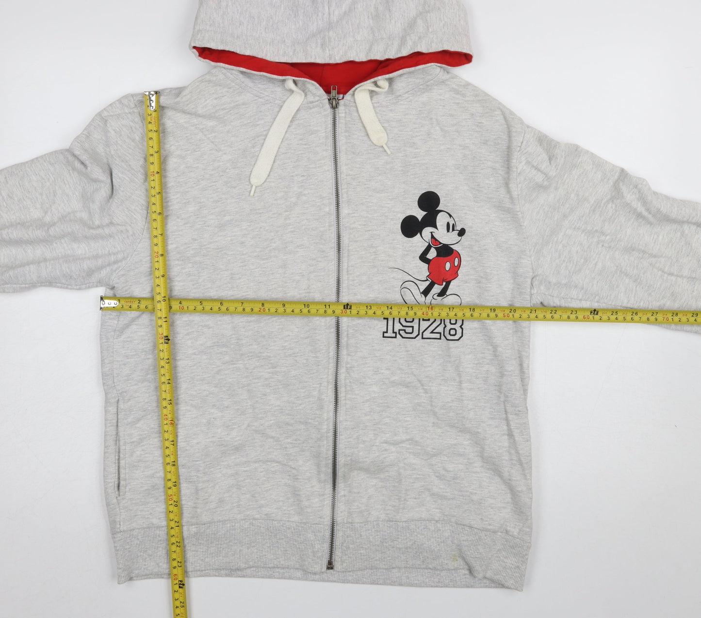 Womens UK Size 16 Atmosphere Grey Full Zip Hoodie