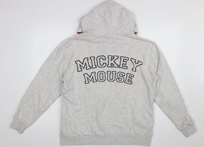 Womens UK Size 16 Atmosphere Grey Full Zip Hoodie