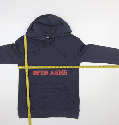 Mens UK Size S Lane Seven Blue Pullover Hoodie