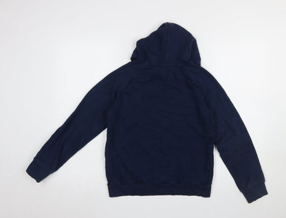 Boys UK Size 13-14 Years Under armour Blue Pullover Hoodie