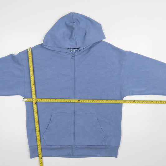 Womens UK Size XS Gilly Hicks Blue Full Zip Hoodie