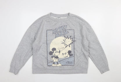 Womens UK Size XL Primark Grey Pullover Sweatshirt