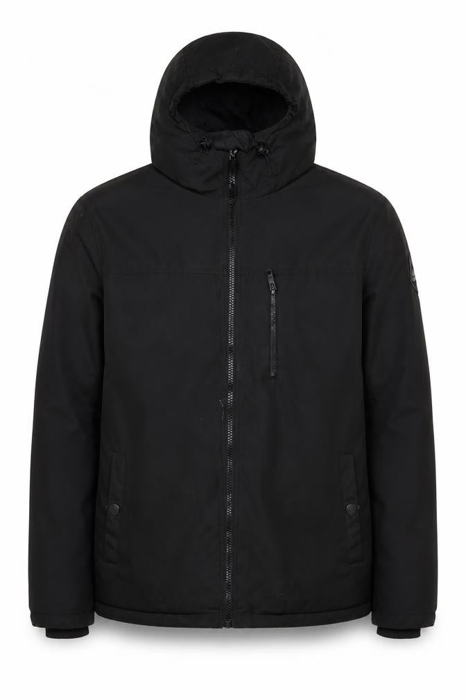 Mens UK Size L Threadbare Black Puffer Jacket