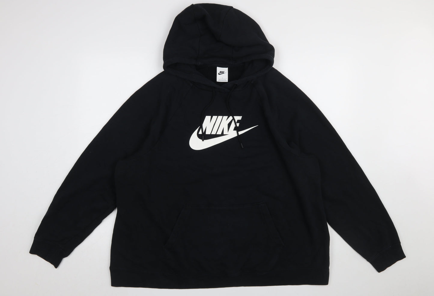 Womens UK Size 1X Nike Black Pullover Hoodie