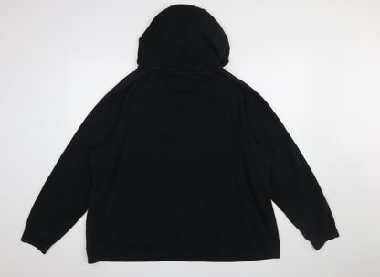 Womens UK Size 1X Nike Black Pullover Hoodie